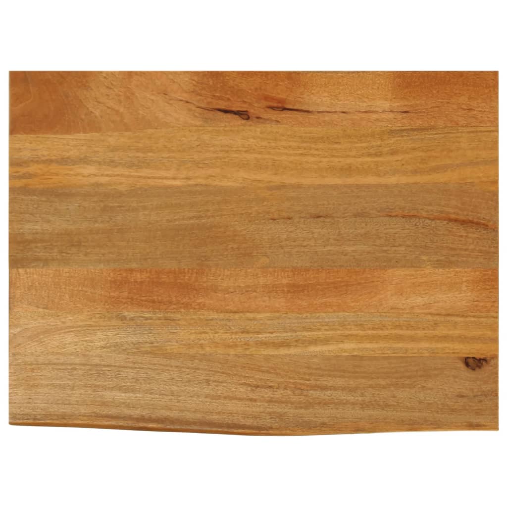 Bordplate naturlig kant 90x60x3,8 cm heltre mango