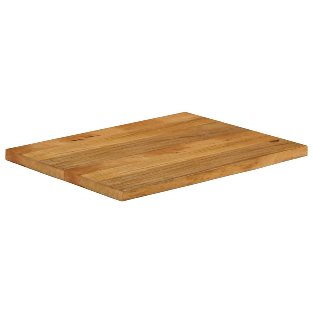 Bordplate naturlig kant 90x60x3,8 cm heltre mango