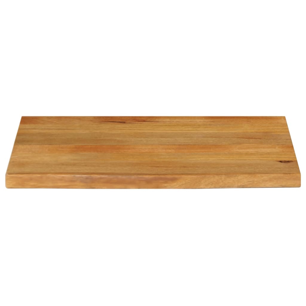 Bordplate naturlig kant 90x60x3,8 cm heltre mango