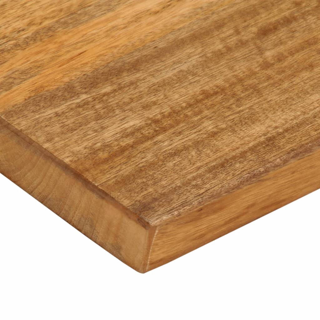 Bordplate naturlig kant 90x60x3,8 cm heltre mango